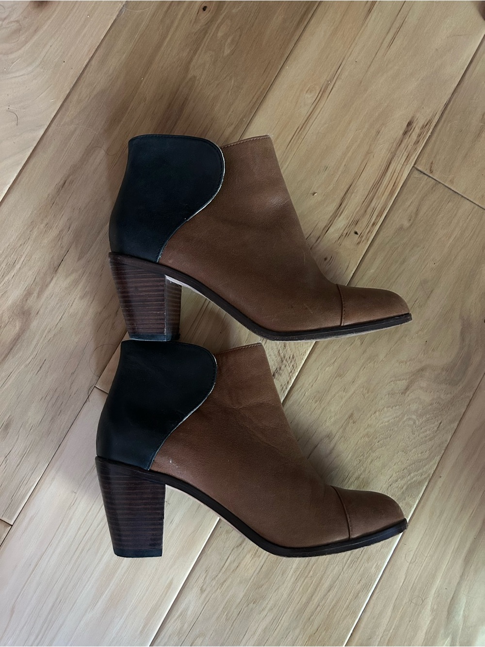 Wolverine X Samantha Pleet 1000 Mile Leather Color Block Boots Womens 9 Demi
